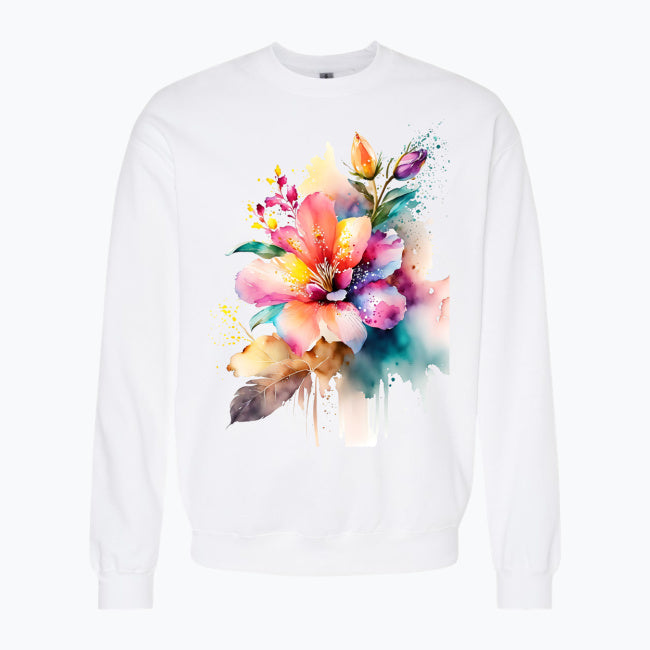 Bluza damska - Kolorowy kwiat