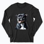 Męska koszulka z długim rękawem - Staffordshire Bull Terrier