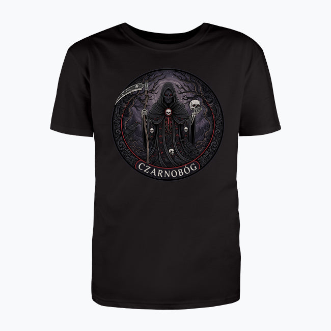 T-shirt męski z nadrukiem - Czarnbóg - Mitologia słowiańska