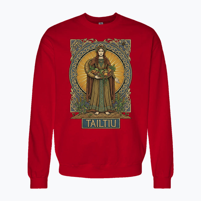 Bluza damska z nadrukiem - Tailtiu - Mitologia Celtycka