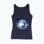 Damski Tank Top - Księżycowa huśtawka