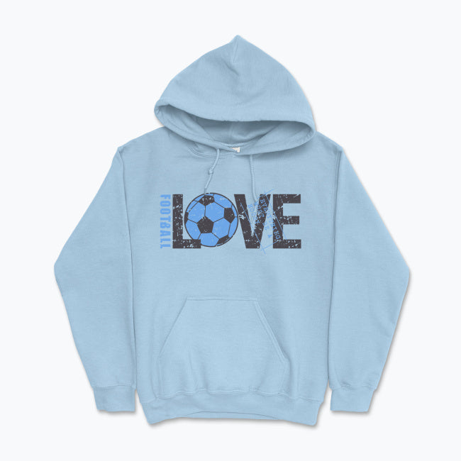 Bluza męska z kapturem - Love Football