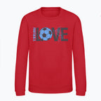 Bluza dziecięca z nadrukiem - Love football