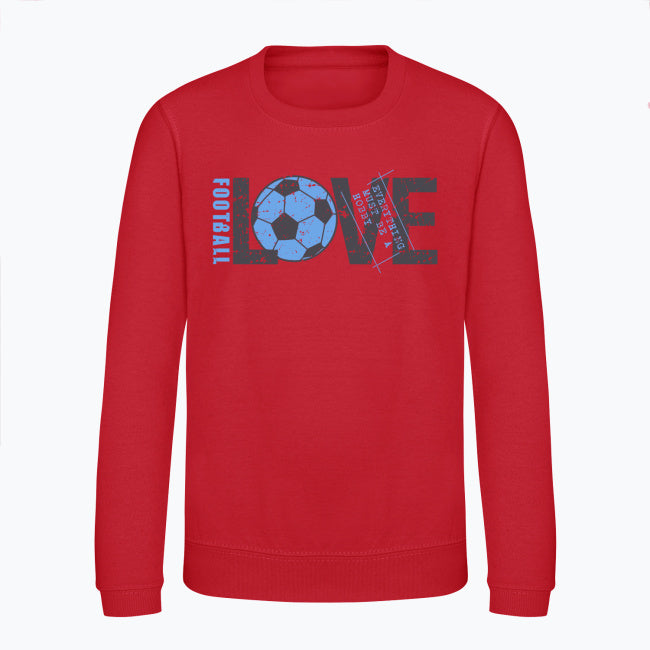 Bluza dziecięca z nadrukiem - Love football