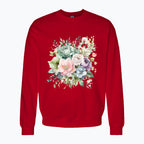 Bluza damska - Pastelowe kwiaty