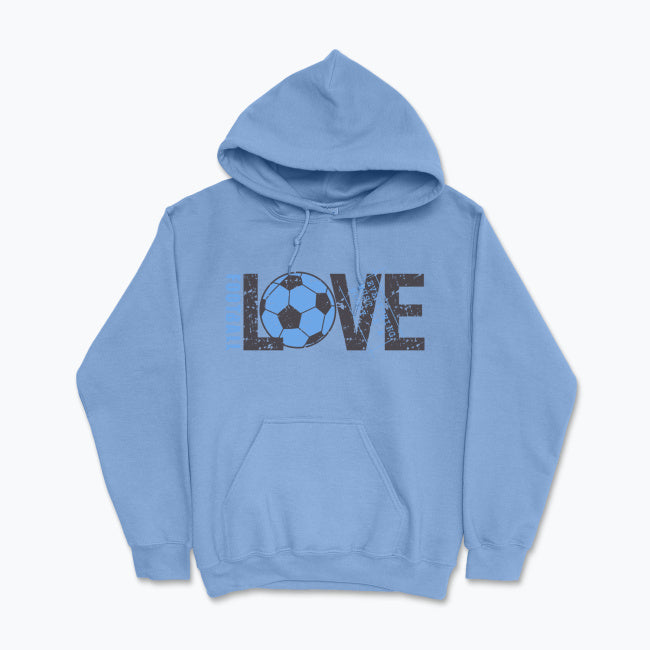 Bluza męska z kapturem - Love Football