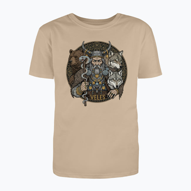T-shirt męski z nadrukiem - Veles - Mitologia słowiańska