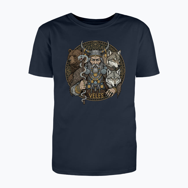 T-shirt męski z nadrukiem - Veles - Mitologia słowiańska