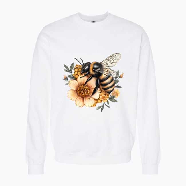 Bluza damska - Kwiat z pszczołą