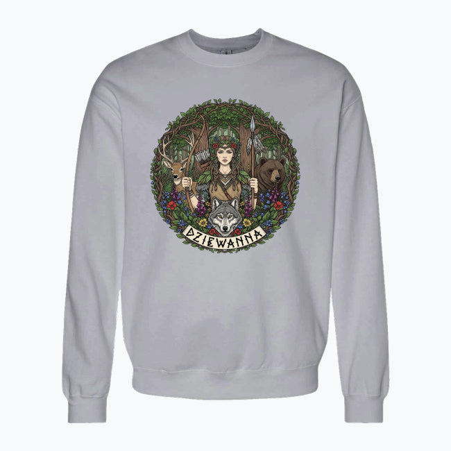 Bluza damska z nadrukiem - Dziewanna - Mitologia słowiańska