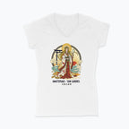 Koszulka damska V-neck - Amateraus - Mitologia japońska