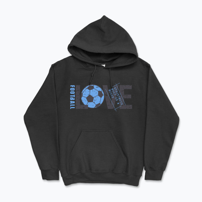 Bluza męska z kapturem - Love Football