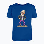 T-shirt męski z nadrukiem haftu - Wystrzałowy dziadek
