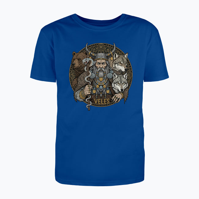 T-shirt męski z nadrukiem - Veles - Mitologia słowiańska