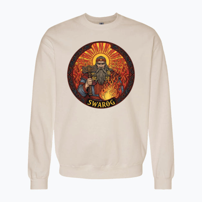 Bluza męska z nadrukiem - Swaróg - Mitologia słowiańska