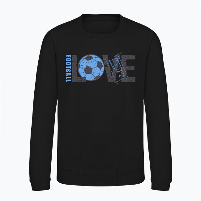 Bluza dziecięca z nadrukiem - Love football