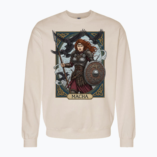 Bluza damska z nadrukiem - Macha - Mitologia celtycka
