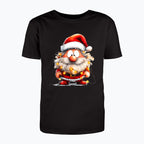 T-shirt męski z nadrukiem - Przystrojony Mikołaj