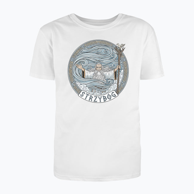 T-shirt męski z nadrukiem - Strzybóg - Mitologia słowiańska
