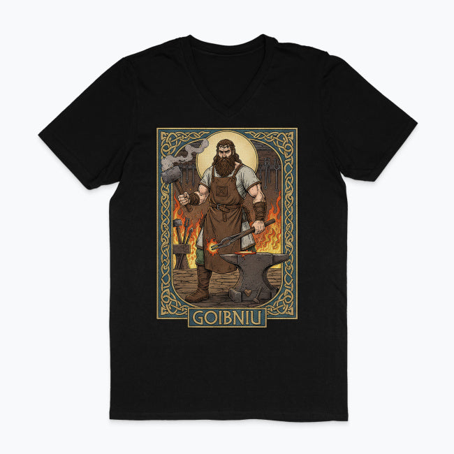 Męska koszulka V-neck - Goibniu - Mitilogia celtycka