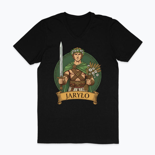 Męska koszulka V-neck - Jaryło - Mitologia słowiańska