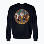 Bluza męska z nadrukiem - Świętowit - Mitologia słowiańska