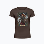 T-shirt damski z nadrukiem - Macha - Mitologia celtycka