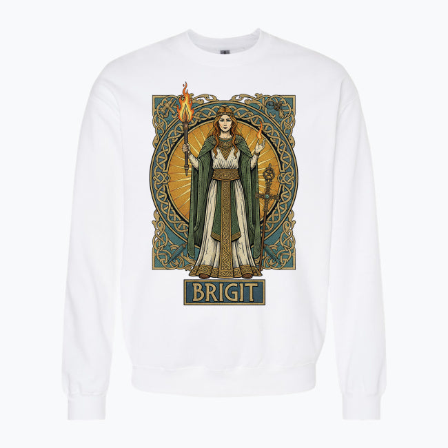Bluza damska z nadrukiem - Brigit - Mitologia celtycka
