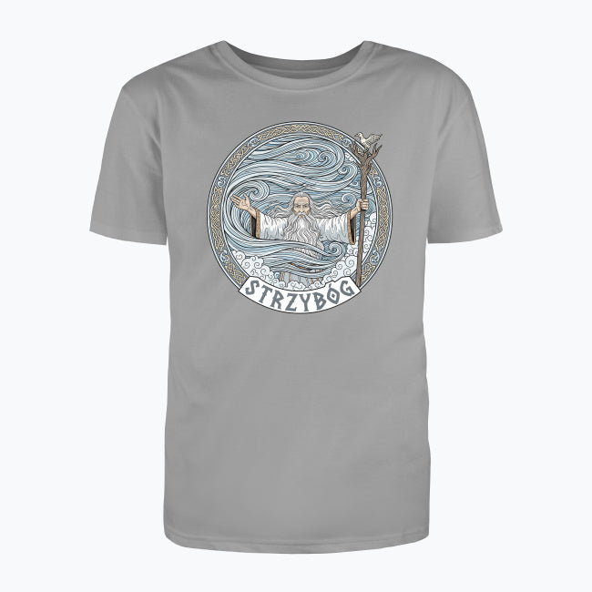 T-shirt męski z nadrukiem - Strzybóg - Mitologia słowiańska
