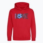 Bluza dziecięca z kapturem - Love football
