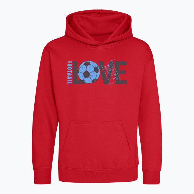 Bluza dziecięca z kapturem - Love football