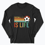 Męska koszulka z długim rękawem - Football is life