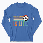 Męska koszulka z długim rękawem - Football is life