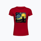 T-shirt z nadrukiem - Kot van Gogha
