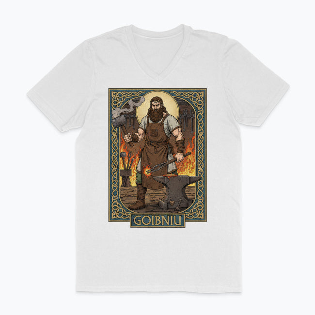 Męska koszulka V-neck - Goibniu - Mitilogia celtycka
