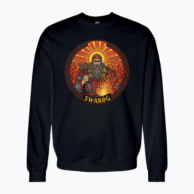 Bluza męska z nadrukiem - Swaróg - Mitologia słowiańska