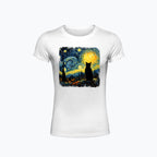 T-shirt z nadrukiem - Kot van Gogha
