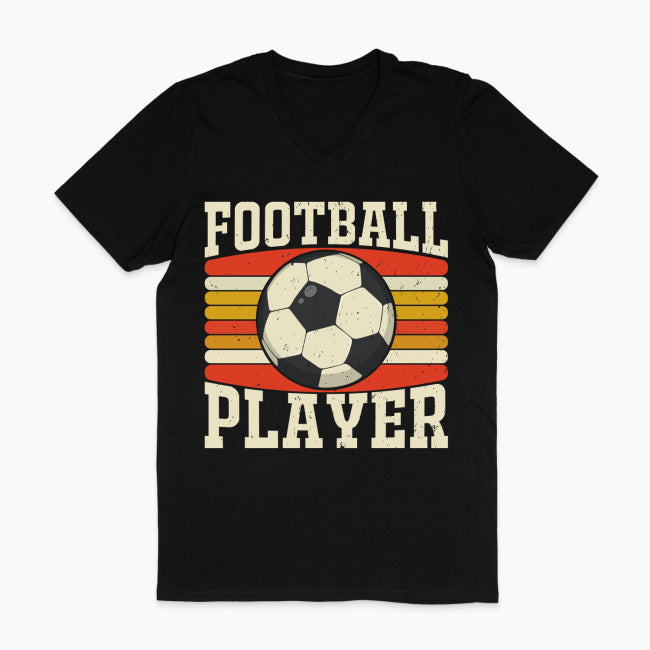 Męska koszulka V-neck - Football Player
