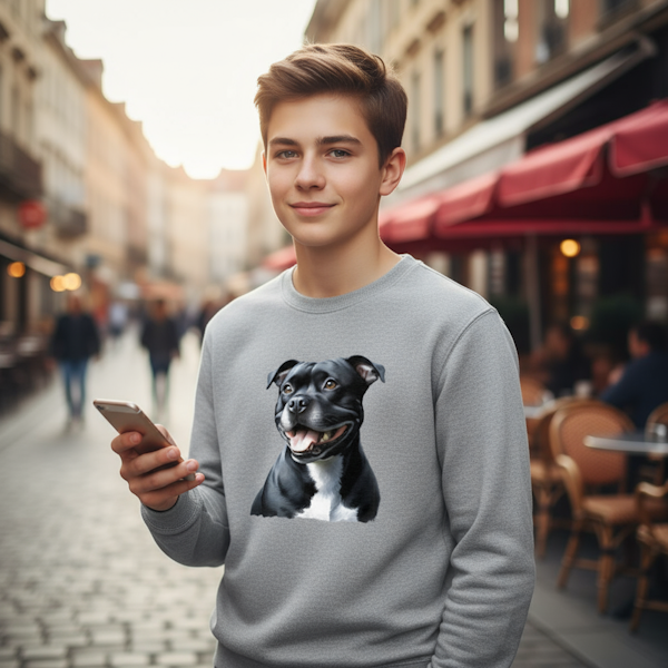 Bluza dziecięca z nadrukiem - Staffordshire Bull Terrier