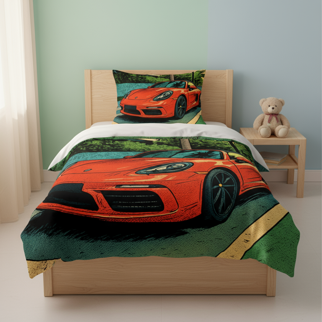 Pościel dziecięca personalizowana z własnym nadrukiem w stylu komiksu