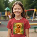 Koszulka dziecięca personalizowana z własnym nadrukiem w stylu bajkowej animacji