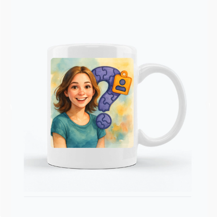 Kubek personalizowany z własnym nadrukiem w stylu malarstwa akwarelowego