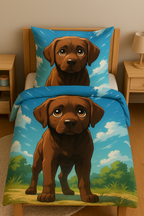 Pościel dziecięca personalizowana z własnym nadrukiem w stylu japońskiej animacji