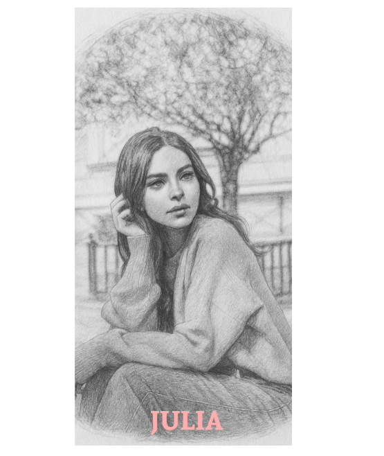 Ręcznik szybkoschnący personalizowany z własnym nadrukiem w stylu szkicu ołówkiem