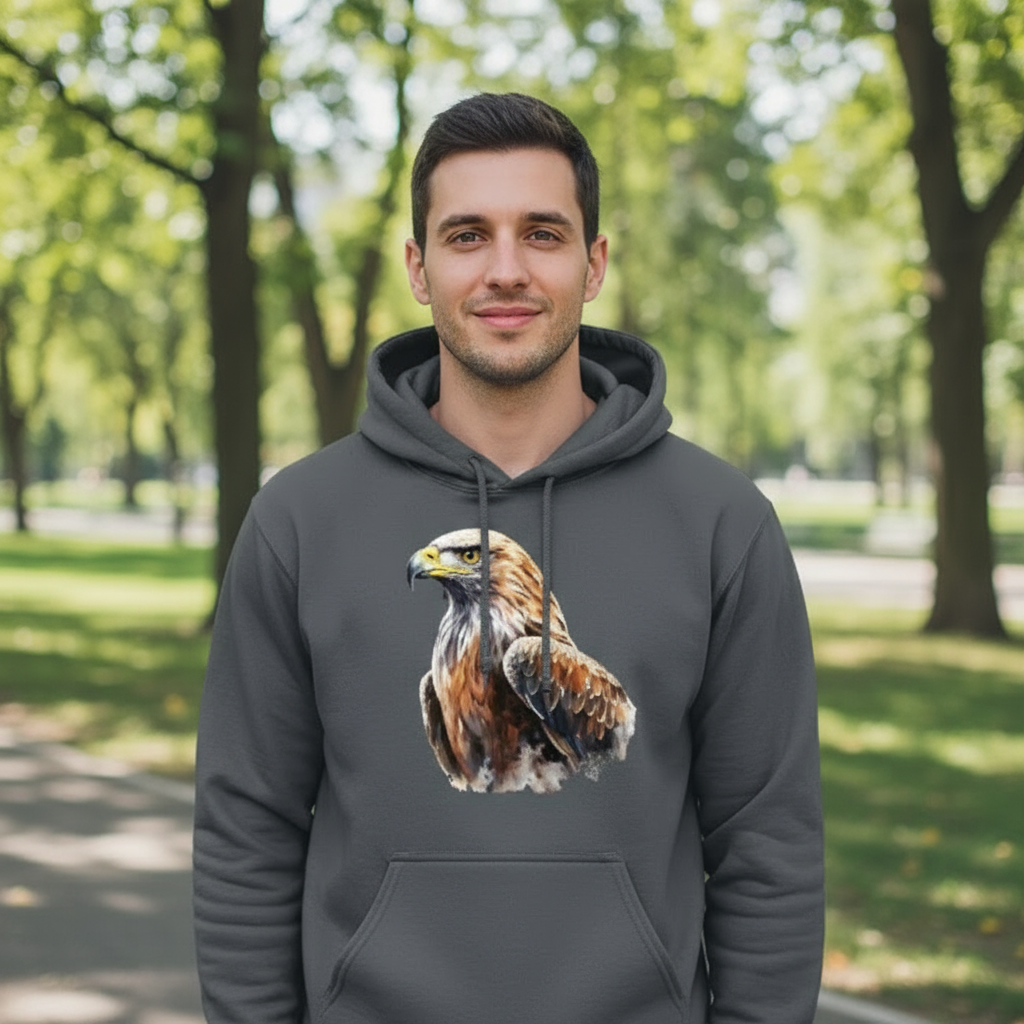 Bluza męska z kapturem - Orzeł