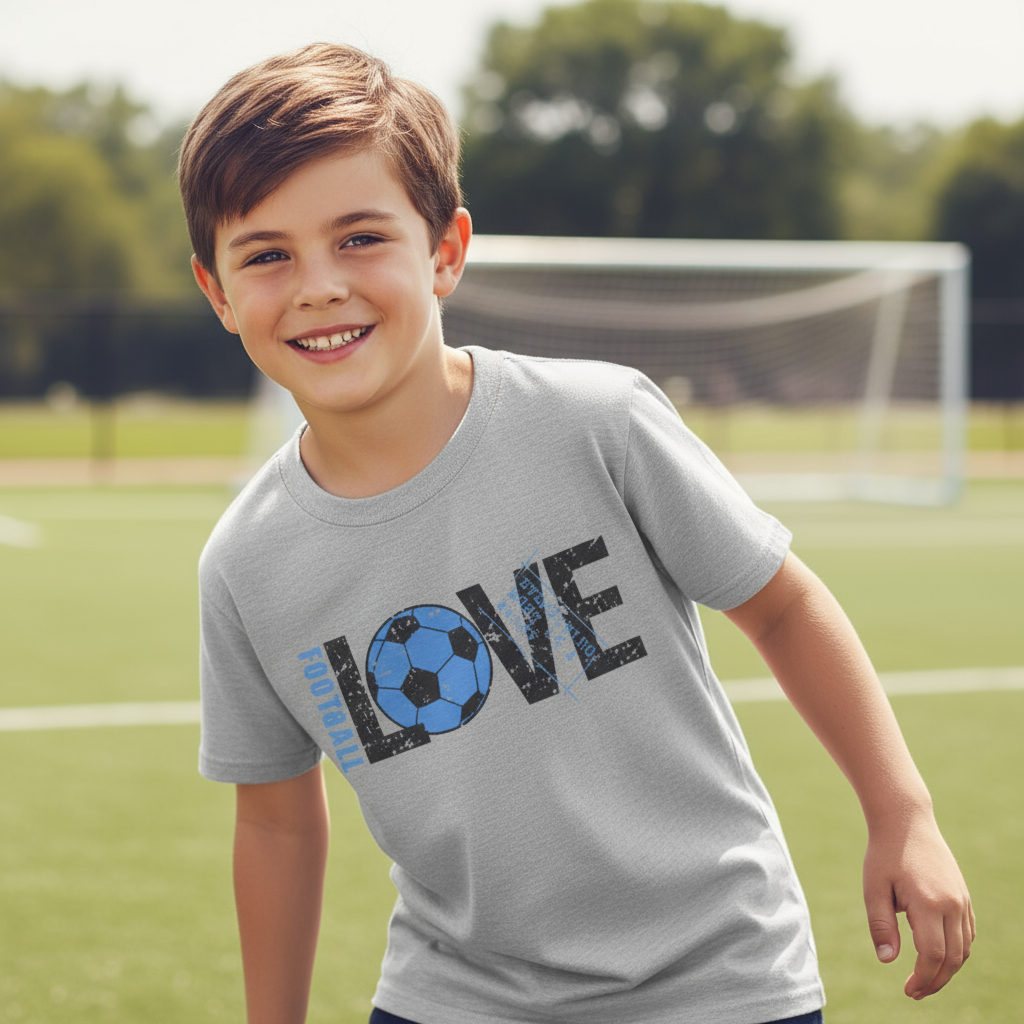 Koszulka dziecięca - Love football