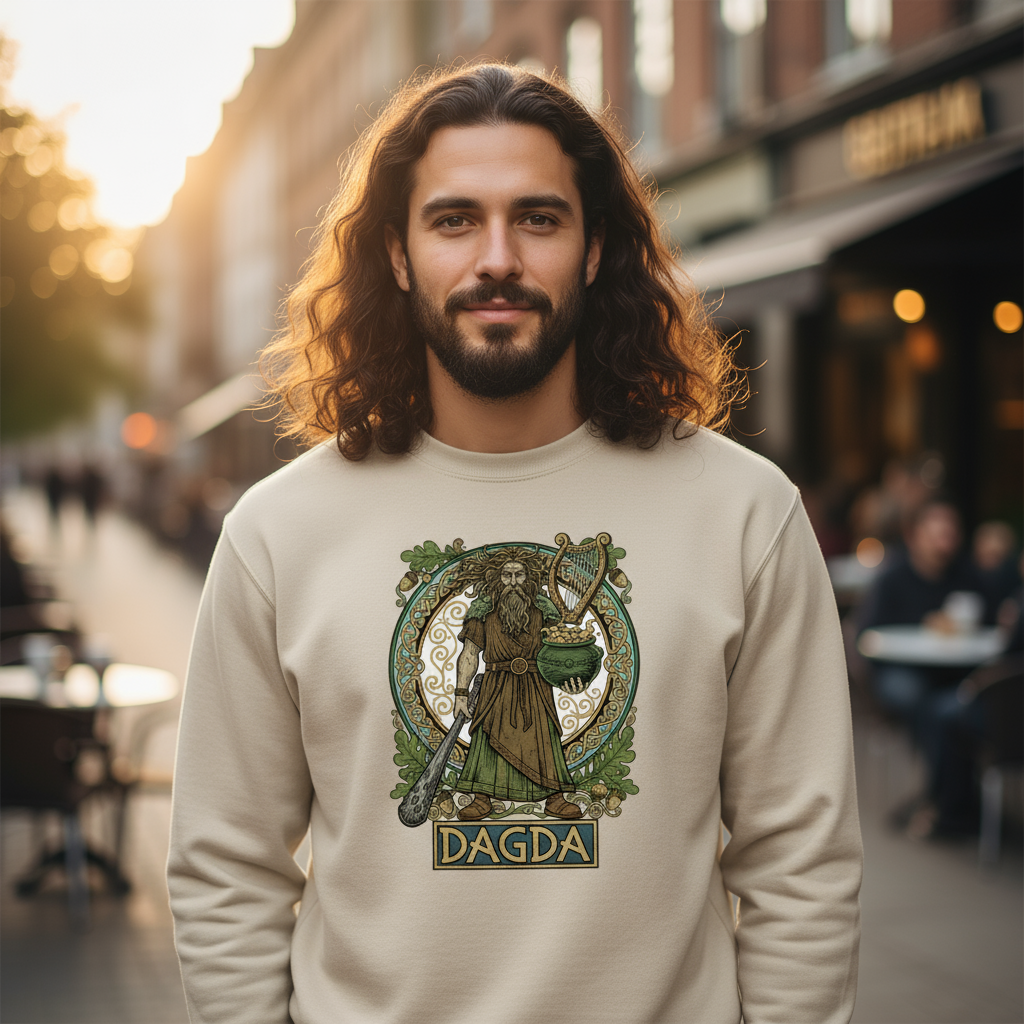 Bluza męska z nadrukiem - Dagda - Mitologia celtycka