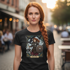 T-shirt damski z nadrukiem - Macha - Mitologia celtycka