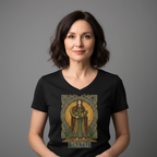 Koszulka damska V-neck - Tailtiu - Mitologia celtycka