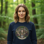 Bluza damska z nadrukiem - Dziewanna - Mitologia słowiańska